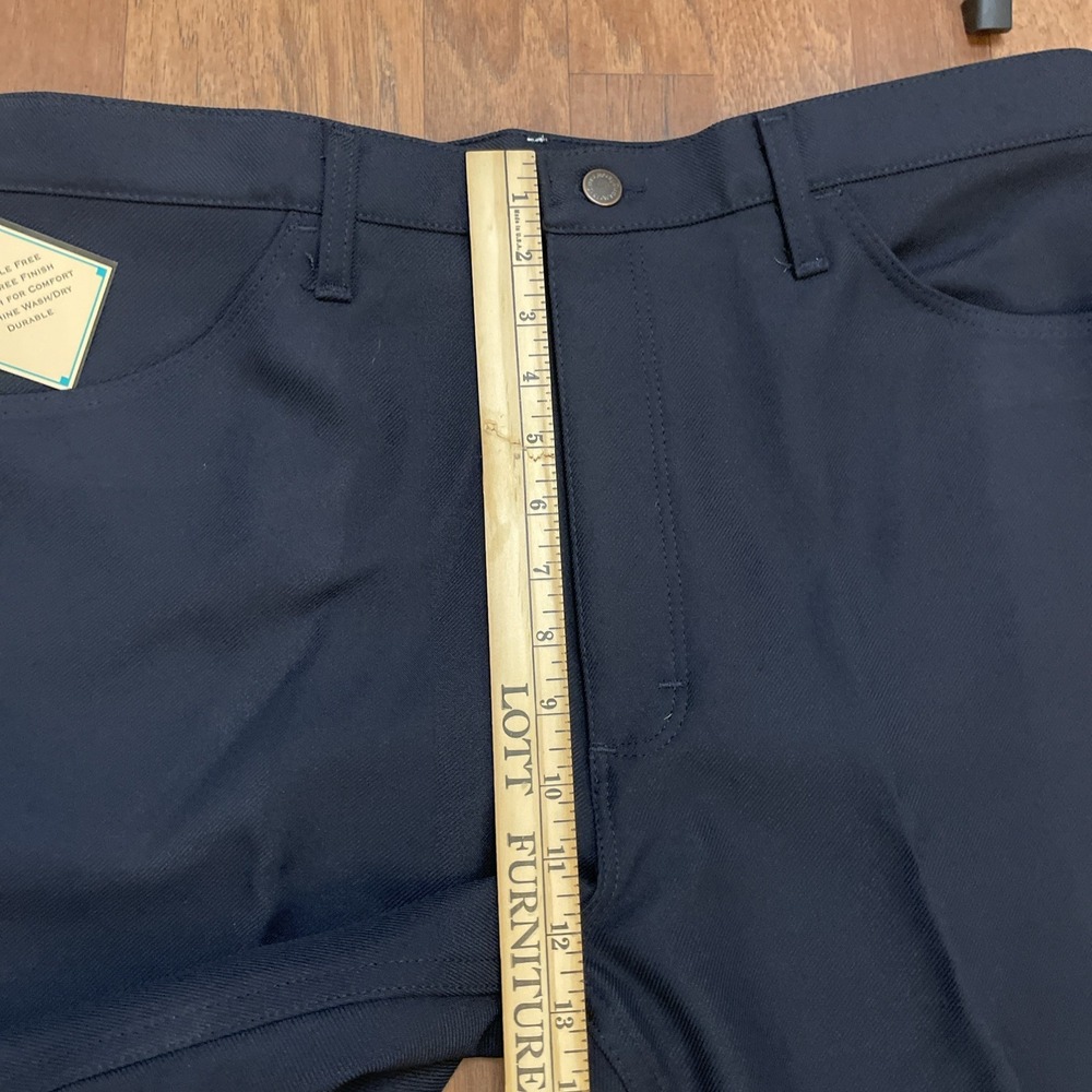 Wrangler Wrancher Men's 38X34 Navy Blue 82NV Boot Cut Mens Jeans Dress Pants - Picture 5 of 8